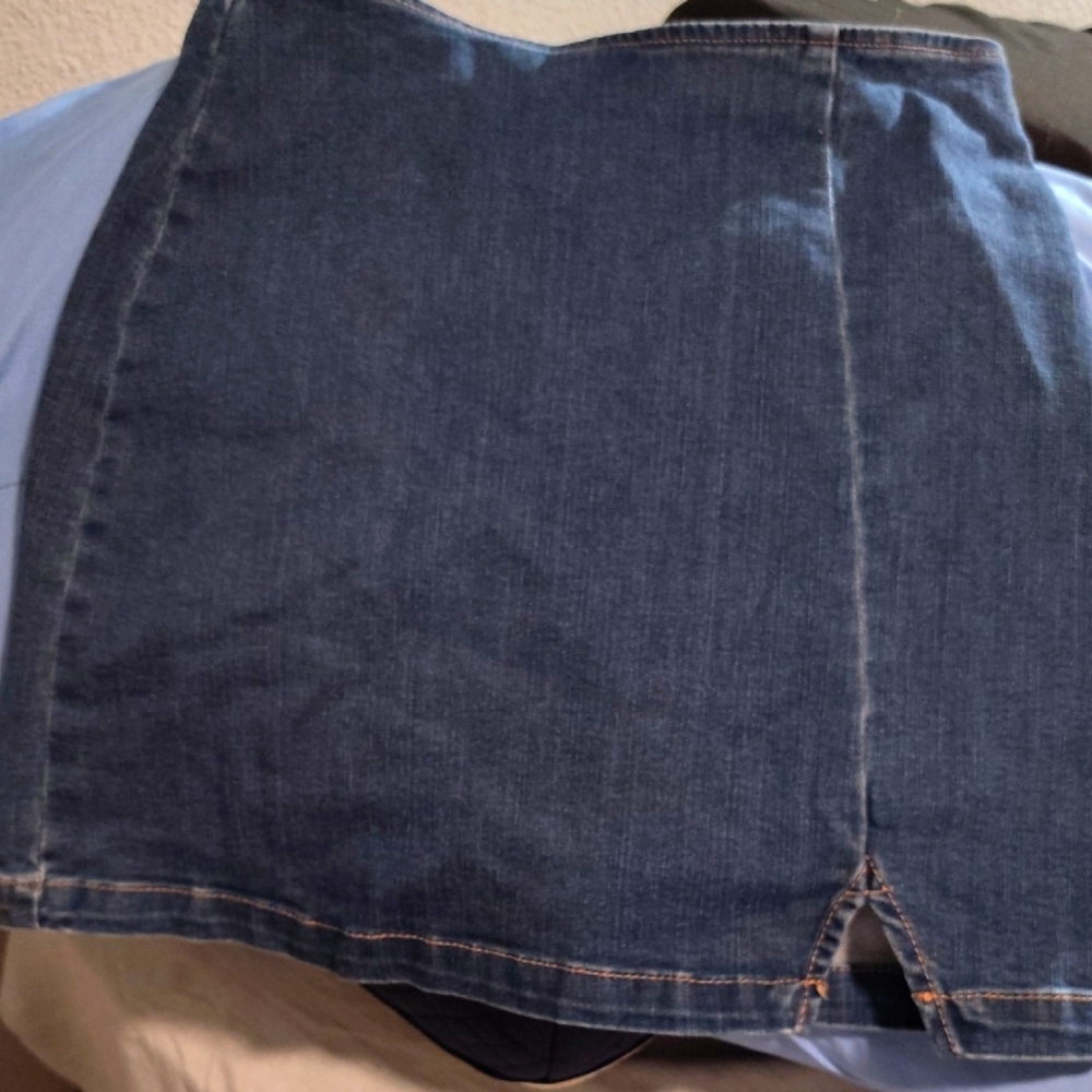 Blue Denim Skirt